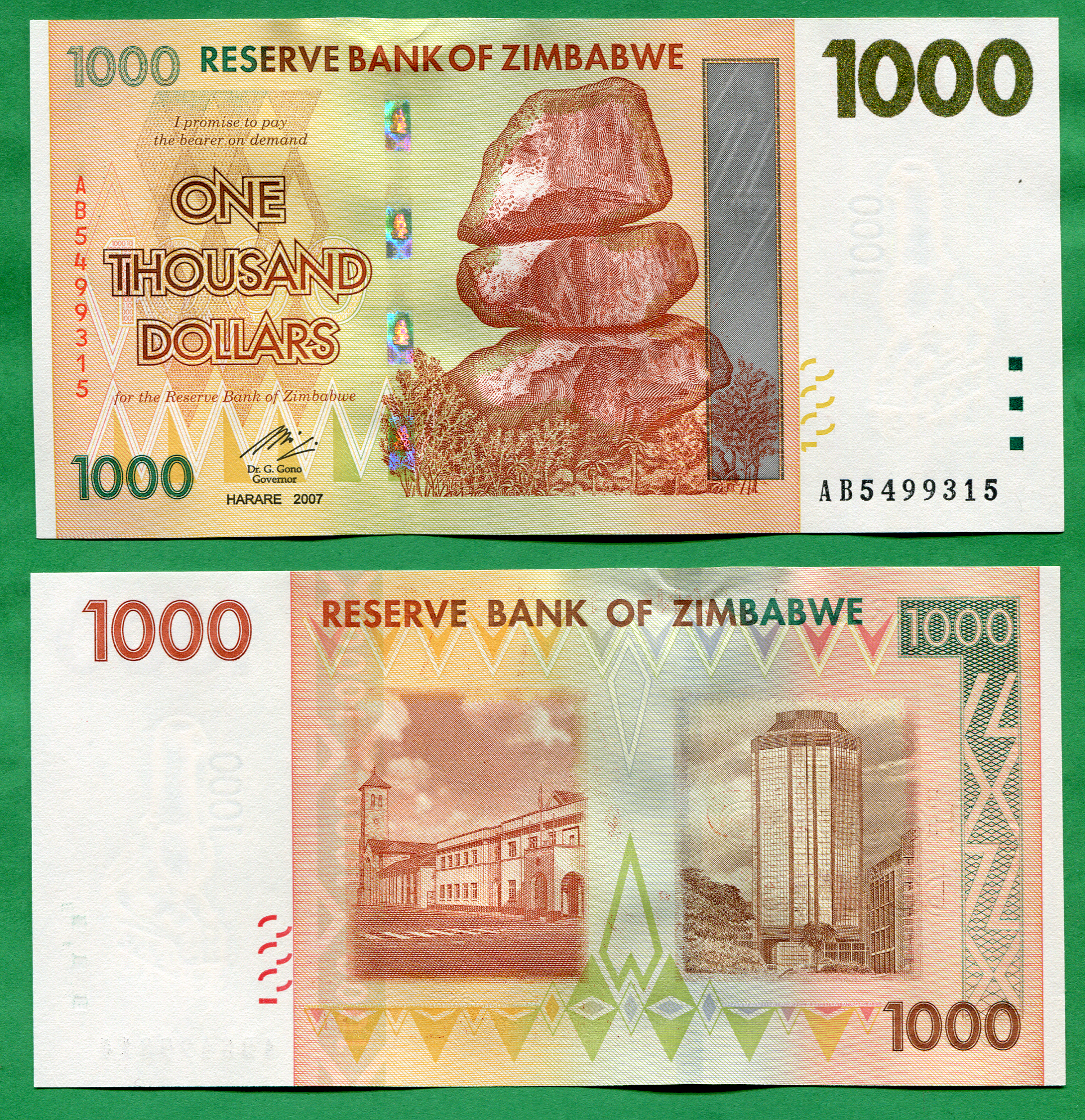 1000 dólares